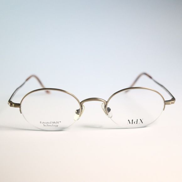 MdX tech copper MDS S-2009 47-21 140 half rim slim eyeglasses kids eyewear N14 - Picture 5 of 11